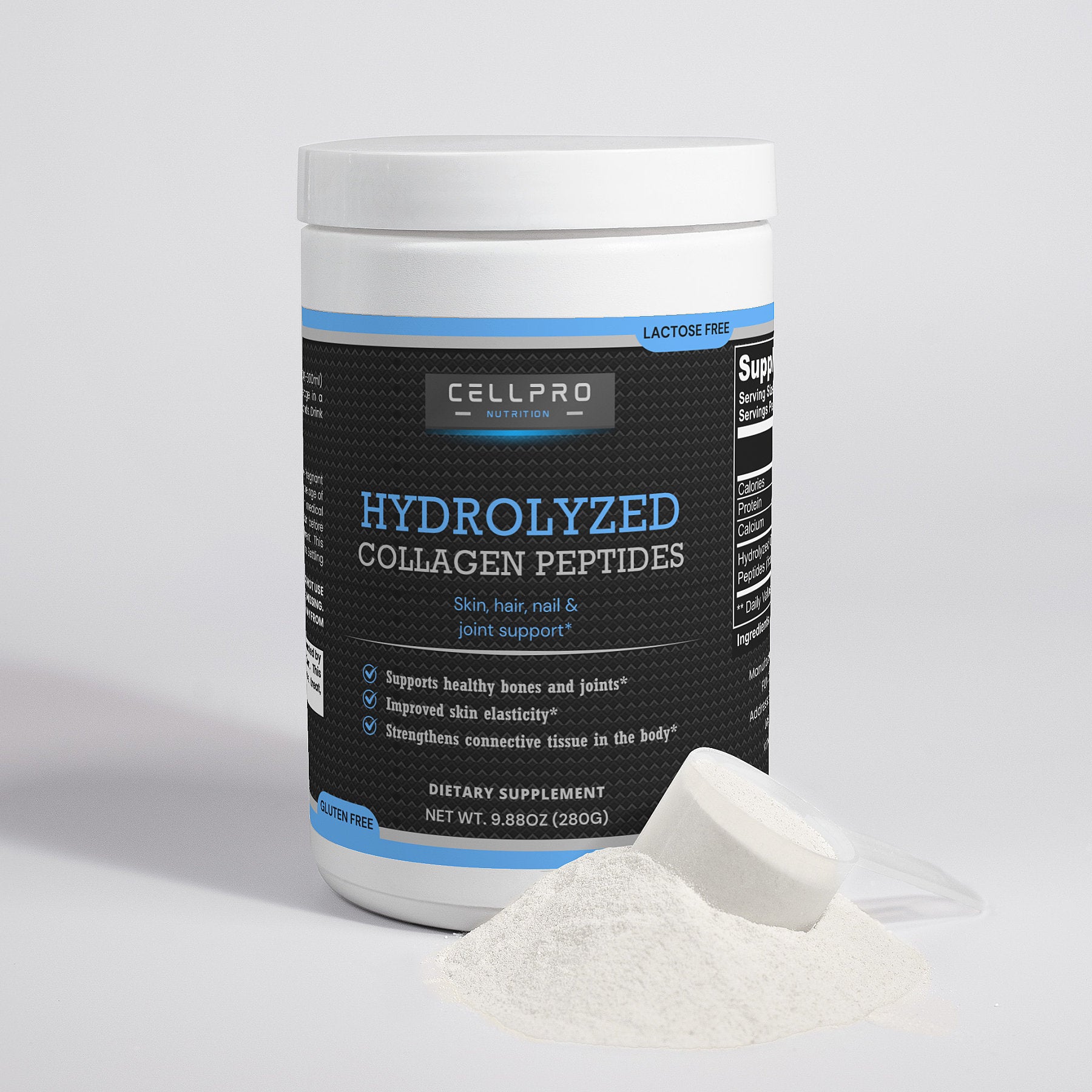 Grass-Fed Hydrolyzed Collagen Peptides - CELLPRO NUTRITION