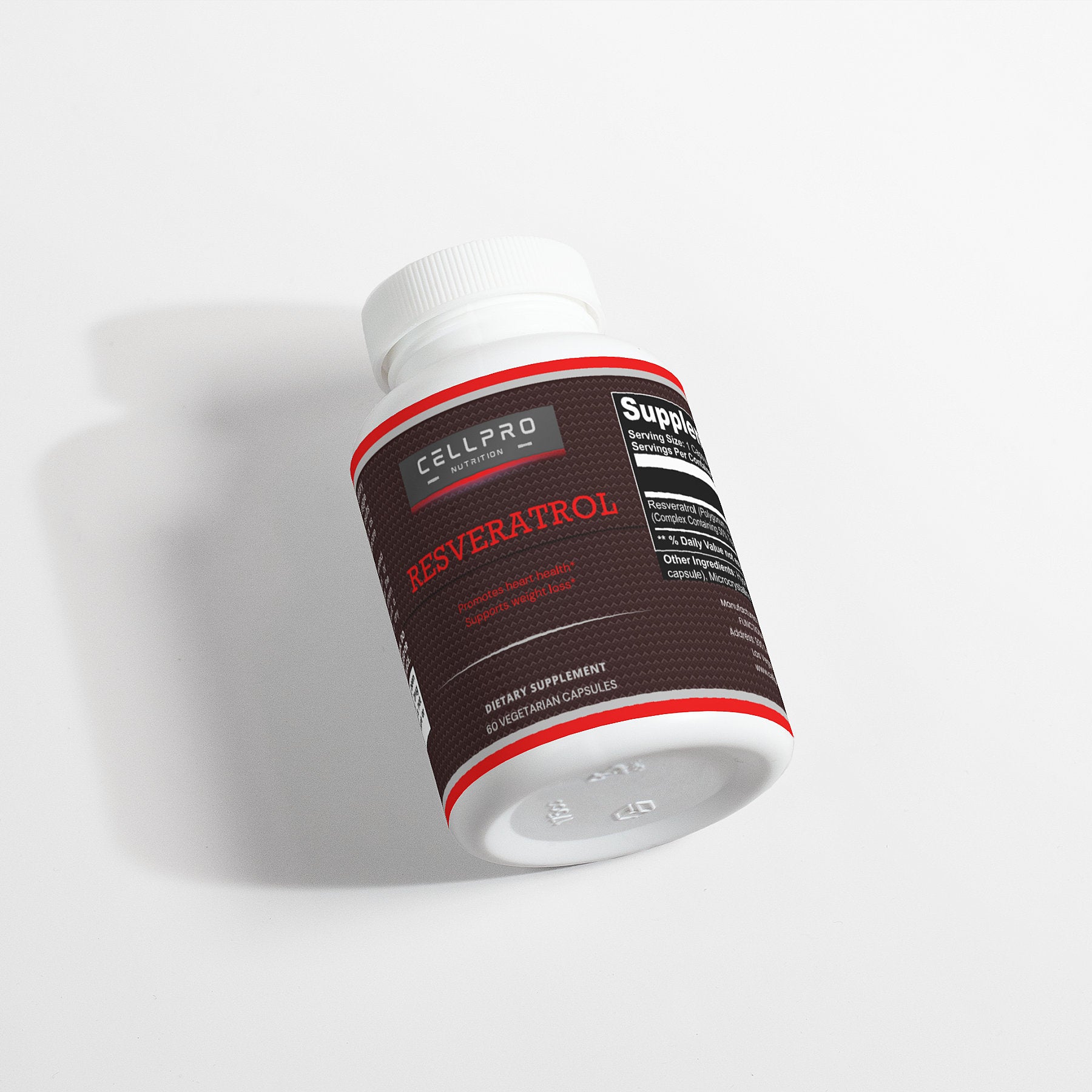 Resveratrol 50% 600mg - CELLPRO NUTRITION