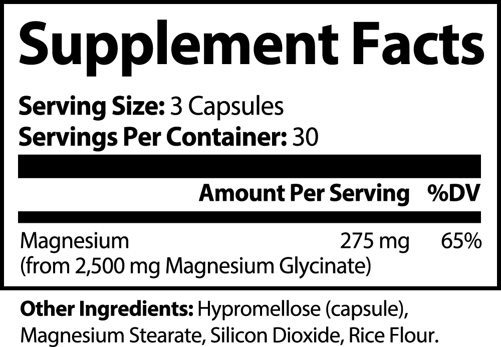 Magnesium Glycinate - CELLPRO NUTRITION